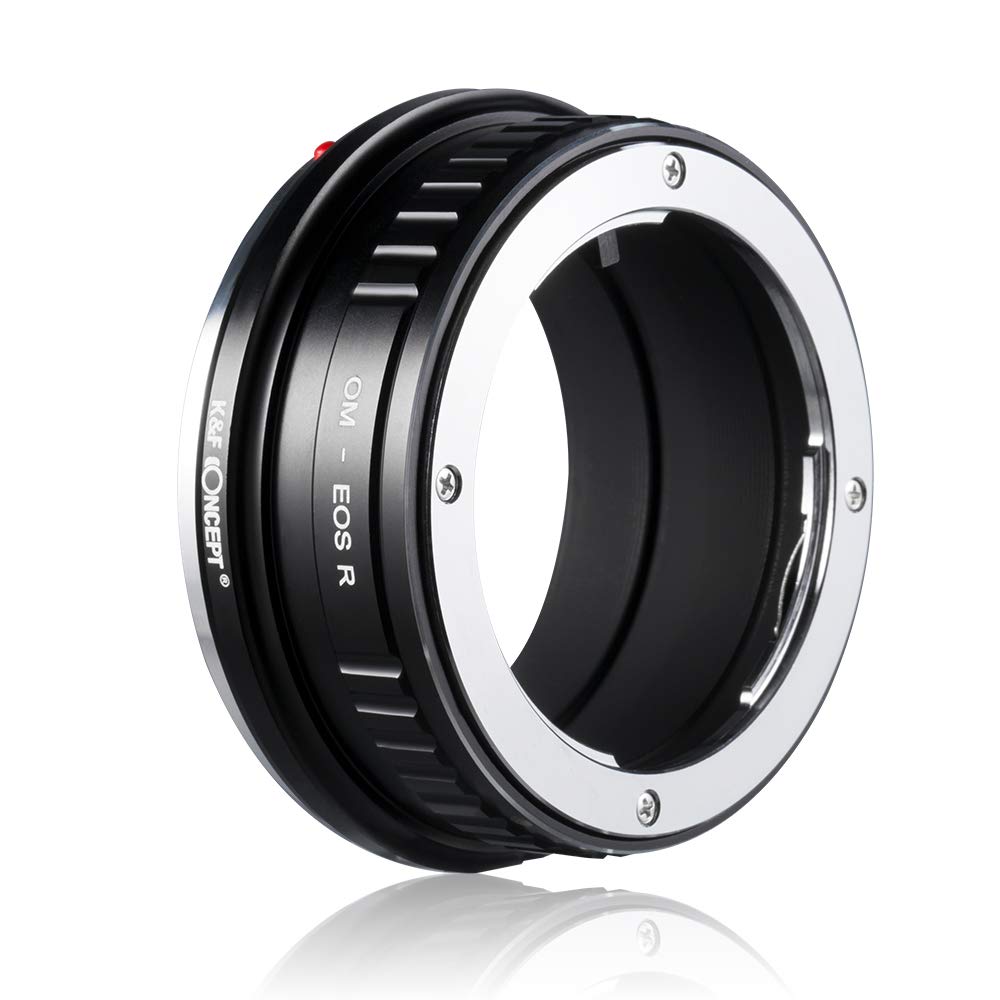 K&F CONCEPT Adattatore Di Montaggio Per Obiettivo Compatibile con Sony Alpha A-Mount (E Compatibile con Compatibile con Compatibile con Af) Su Fotocamera Compatibile con Canon Eos R ( Om-Eos R)