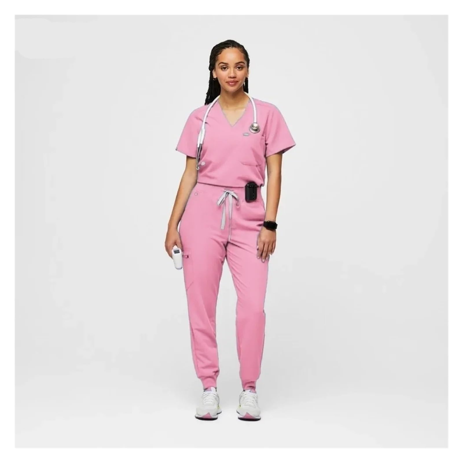 Uniforme Sanitario NiñA Mono de enfermería Moda for Mujer, Camisa salón Belleza, Uniforme Enfermera for Hospital