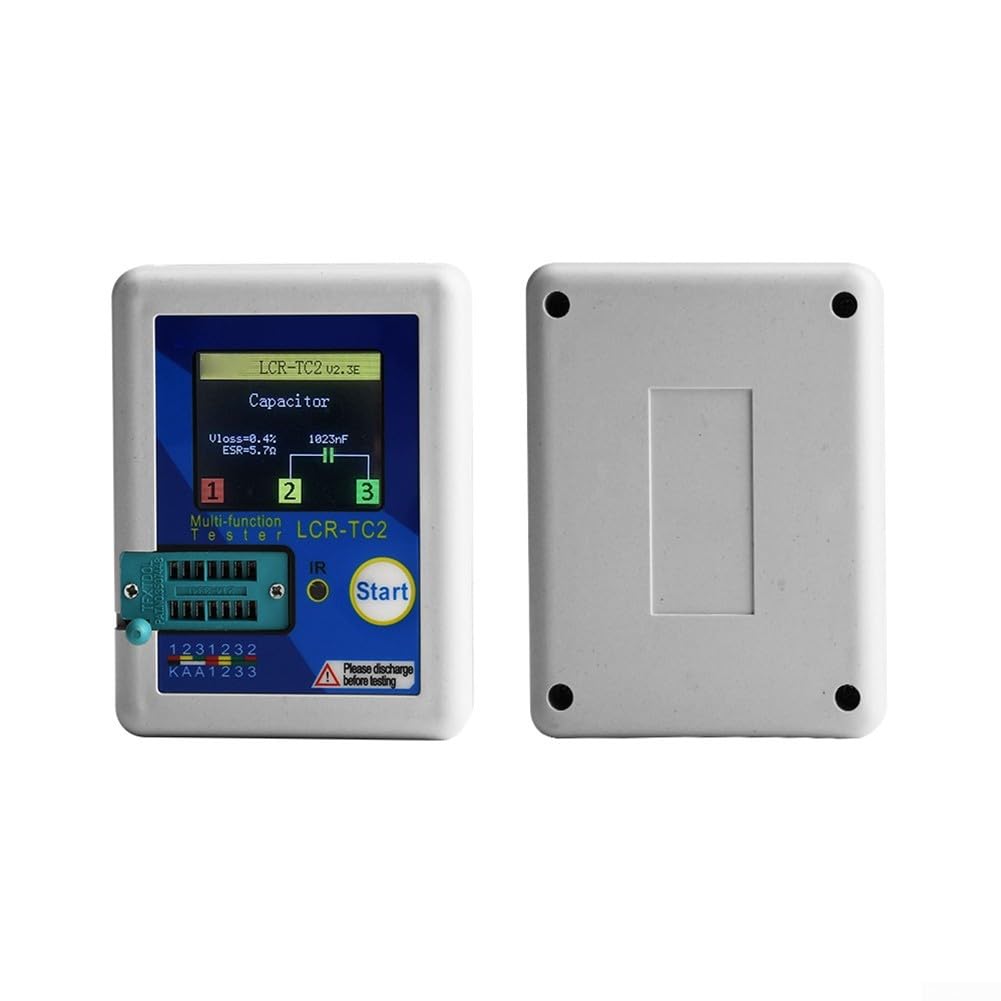 LCR-TC2 Transistor-Tester, elektronischer Komponententester, Grafikdisplay, Dioden-Trioden-Widerstands-MOS-SCR-ESR-Induktor-Messgerät