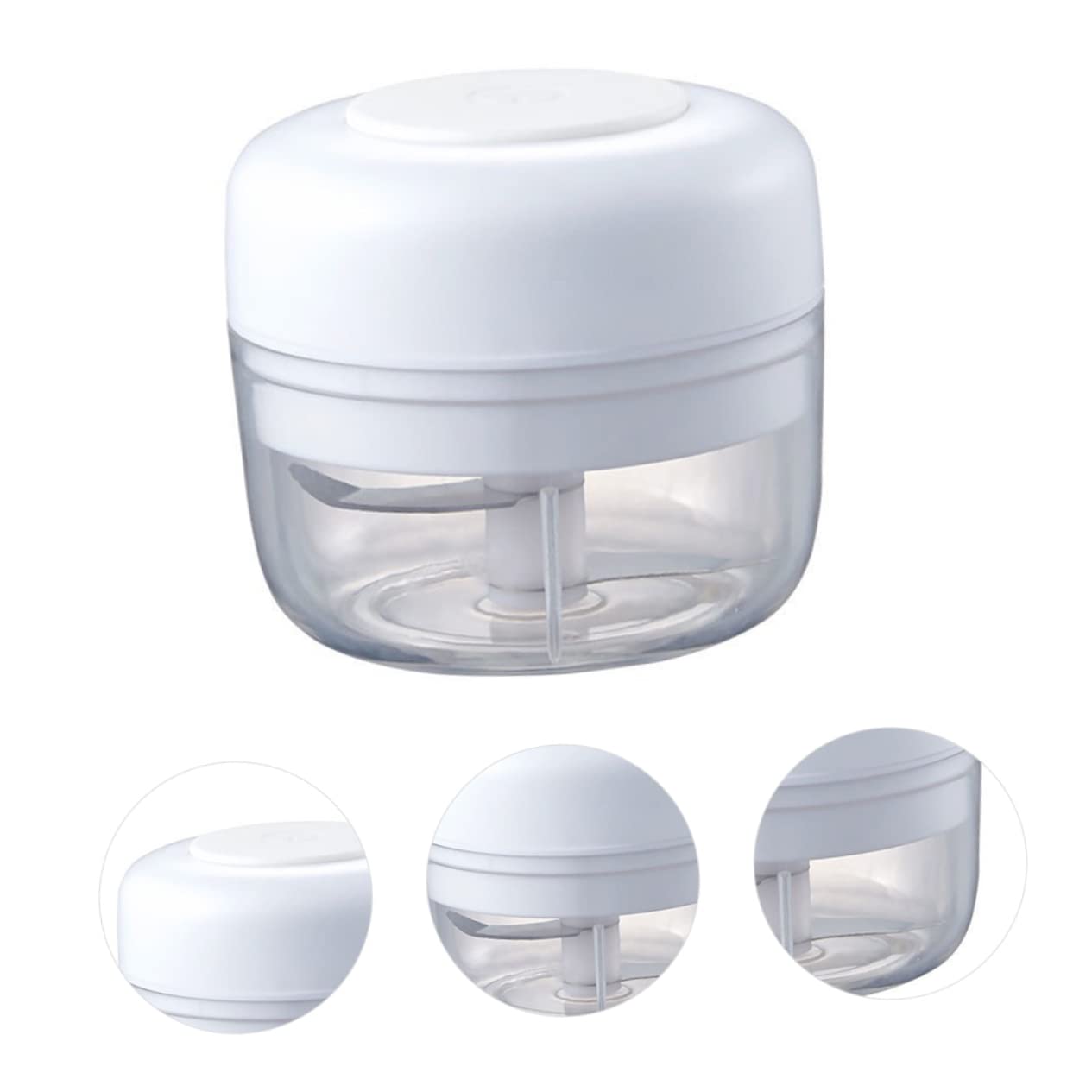 COLLBATH Mini Garlic Chopper Multifunctional Garlic Mincer for and Vegetable Crushing Portable and Lightweight Design for Quick Use