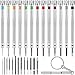 Veumoie Juego de 13 Destornilladores de Reloj de PrecisióN Destornillador de Reloj de Joyero 0,6-2,0Mm con 13 Cuchillas de Repuesto Adicionales