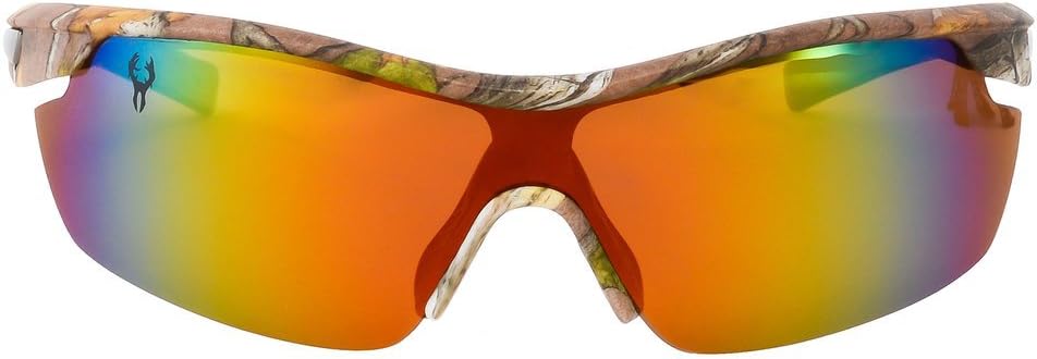 Hornz Polarized Sunglasses Men Camouflage Wrap Around Sport Frame Lightweight