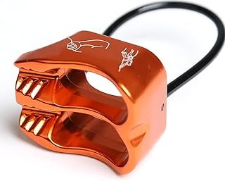 BEXTREME Assureur d'escalade Verso - Dispositif ATC léger pour sécuriser et rapidement | Descenseur d'escalade en aluminium pour cordes 8-11 mm