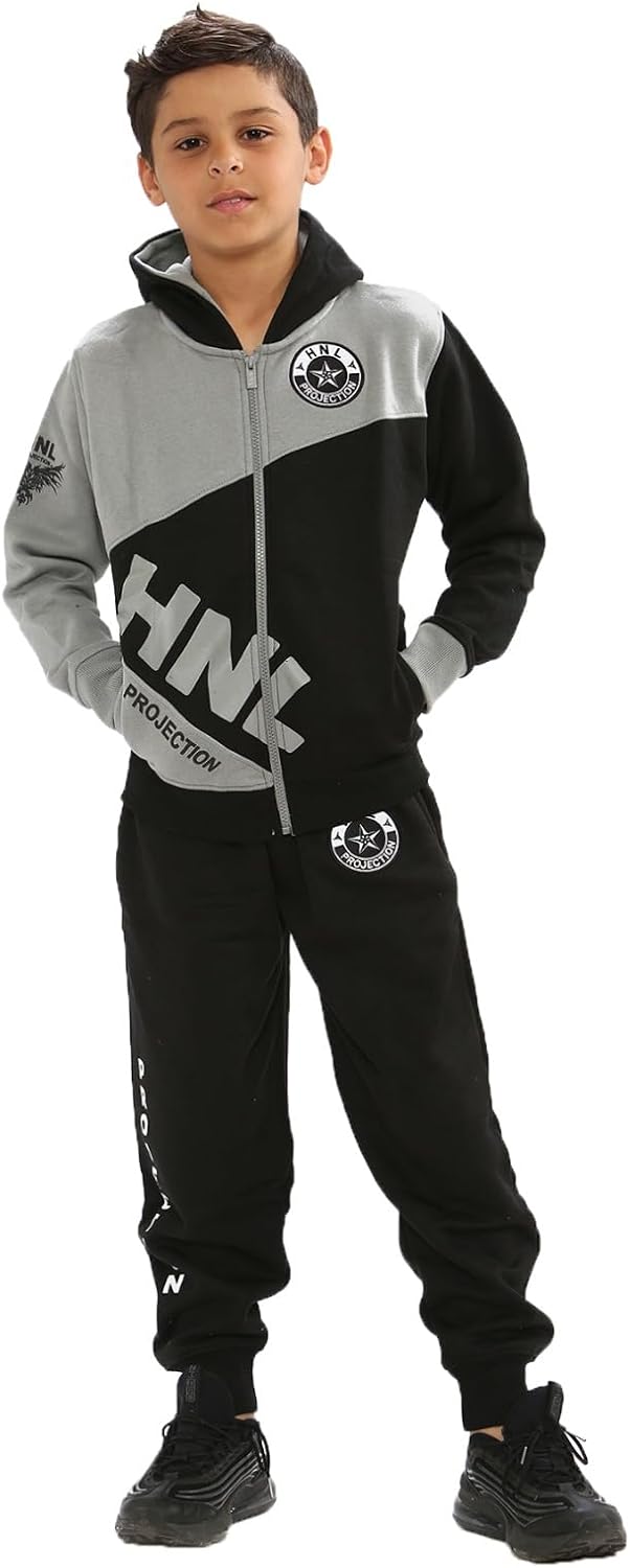 Boys Tracksuit Kids Tracksuit Active Wear Set Sport Sweat Suit Fleece Zip Hoodie Top Jogging Bottom Boys Tracksuit Kids Tracksuit Active Wear Set Sport Sweat Suit Fleece Zip Hoodie Top Jogging Bottom