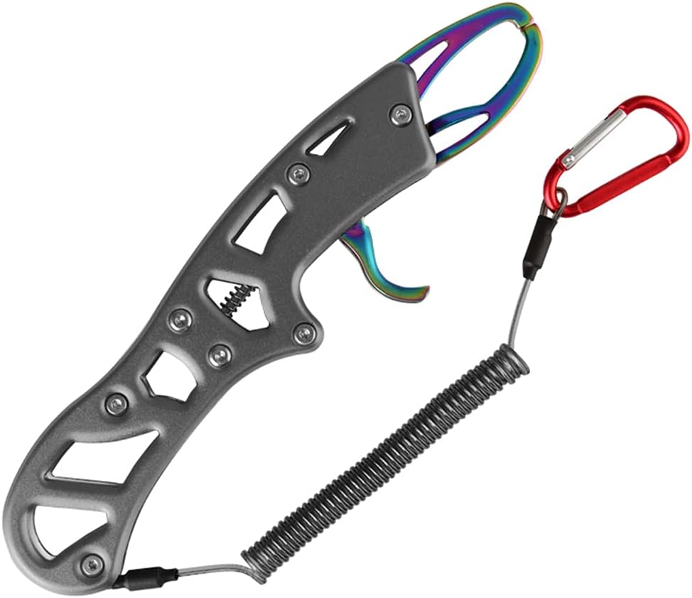 釣り用トング フィッシュトング 魚つかみ 魚バサミ ワニグリップ 滑り止め ロック機能付き