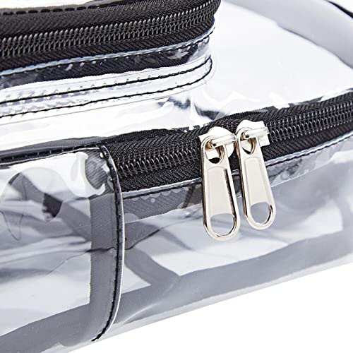 Sac bandoulière transparent imperméable avec sangle réglable polyvalent - 2