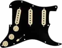 Fender Stratocaster Pre-Wired SSSピックガード Fender Pre-Wired Strat Pickguard, Original '57/'62 SSS
