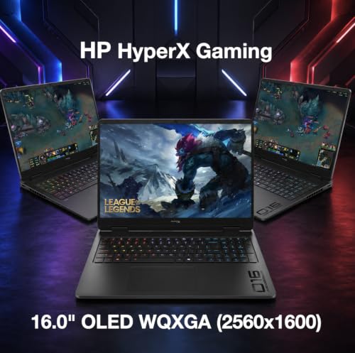 Image of HP HyperX OMEN 5060 Gaming Laptop 16 inch 165Hz OLED 2.5K, Ryzen 9, 32GB /1TB