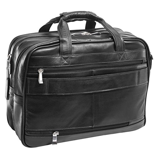 Siamod Ceresola 46005 Black Checkpoint-Friendly 15.6" Detachable-Wheeled Laptop Case #TOP3