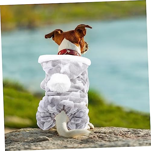 Disfraz para perro BESPORTBLE talla S con gorro coral miniatura 5