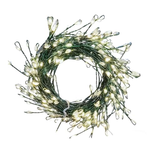 Guirnaldas luminosas de – Iluminación de ambiente brillante alimentado por USB | Luces de blanco cálido decoración al aire libre – para decoración interior dormitorio, salón exterior, guirnalda de