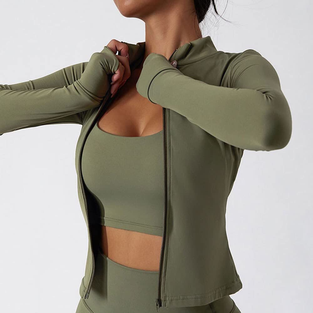Top da Yoga a Maniche Lunghe Abbigliamento Sportivo Top da Allenamento Fitness da Donna per Top Sportivi da Donna Abbigliamento Sportivo da Yoga Abbigliamento Sportivo da Fitness da Donna