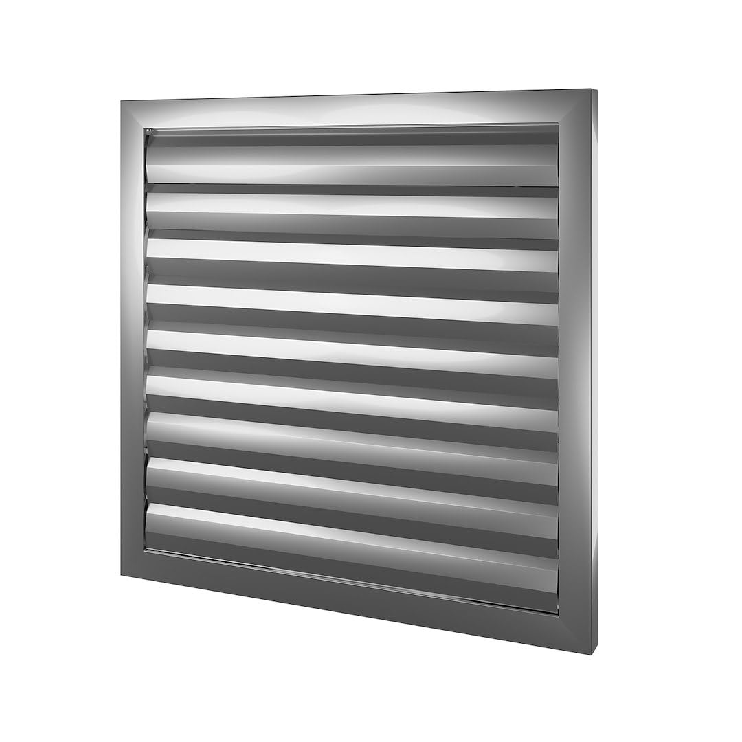 Kratka wentylacyjna aluminiowa RKŻ Dospel z żaluzją grawitacyjną fi 350 mm