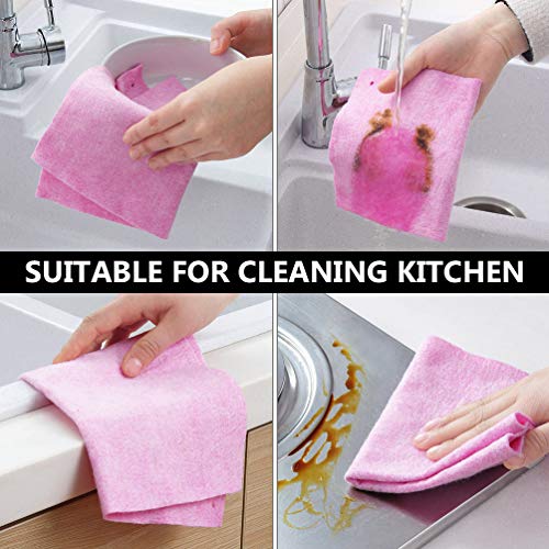 HEMOTON 24 peças de toalhas de cozinha de microfibra, toalhas de prato de casca de coco, reutilizáve