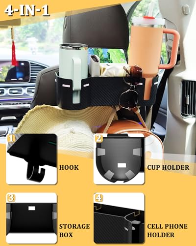 JETOO Backseat Headrest Cup Holder