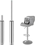 14 Inches-22 Inches Extra Long Gas Lift Cylinder Replacement, 8" Stroke, Hydraulic Pneumatic Shock Piston, Heavy Duty 1000 lbs, Universal Fit For Drafting Chairs Bar Stools, Black