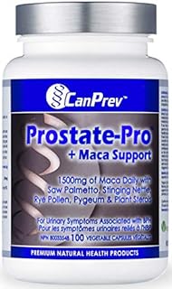 CanPrev Prostate-Pro + Maca Support 100 v-caps l Supports Optimal Prostate Health l