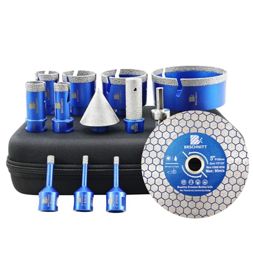 Foret diamant pour carrelage - BRSCHNITT 6/6/8/20/25/35/50/68/110mm Trépans,20/50mm...