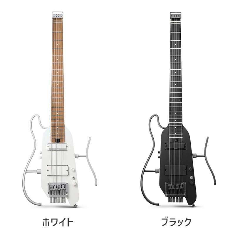 Amazon | Donner HUSH-X Pro ホワイト ヘッドレスギター コンパクト
