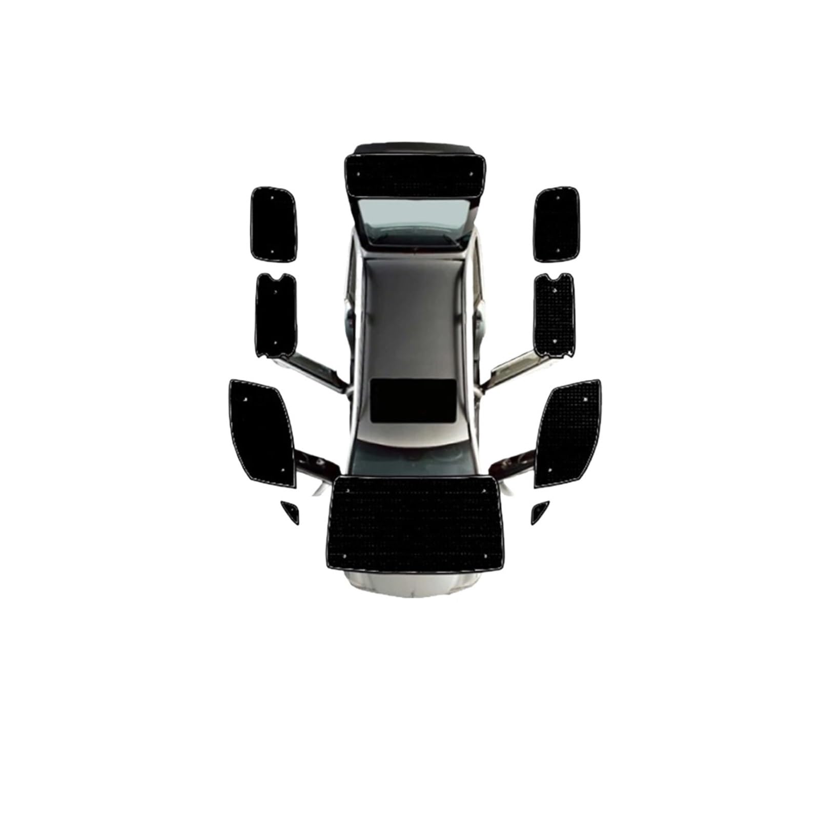 Tendine Parasole Auto Per Nissan Per NV200 Per Evalia Per Vanette 2010 2011~2016 Auto Completa Coperture Visiera Sun Auto Finestra Visiera Parasole Copertura Oscuranti Parasole(All Sunshades)
