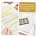 HOMSFOU 1set Highlight Strips Removable Page Markers for Annotating Books Adhesive Tabs for Easy Reading and Study Portable and Lightweight Index Flags
