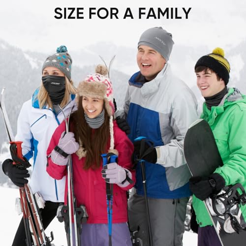 Image of TICONN Neck Gaiter Face Cover Scarf, Neck Warmer Breathable Sun & Wind-proof for Skiing Fishing Hiking Cycling