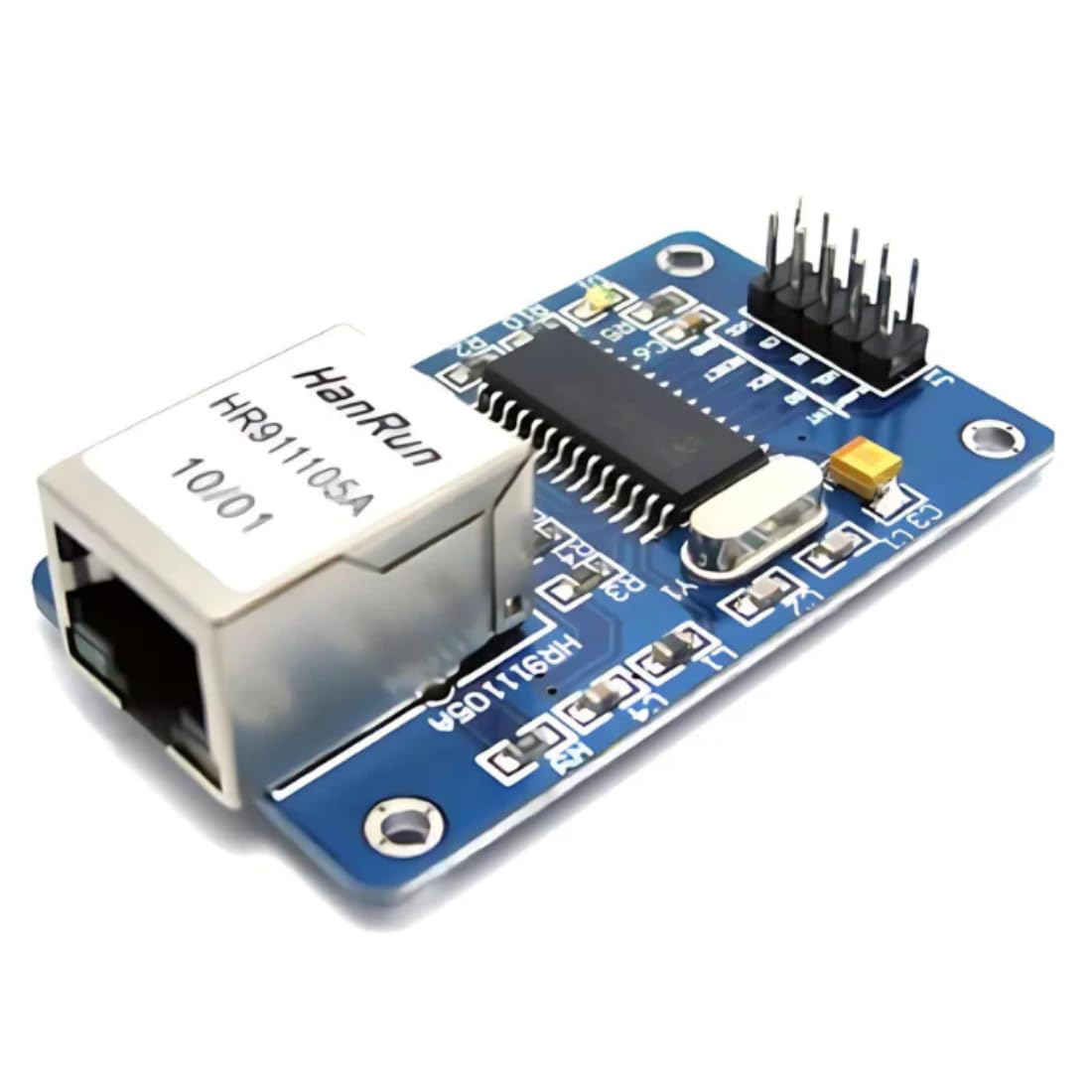 Robocraze ENC28J60 Ethernet LAN Module | SPI Network Interface Board with Microchip ENC28J60 Controller for Arduino, Raspberry Pi, IoT Devices, Embedded Systems, Fast Reliable Internet Connectivity-picture-31