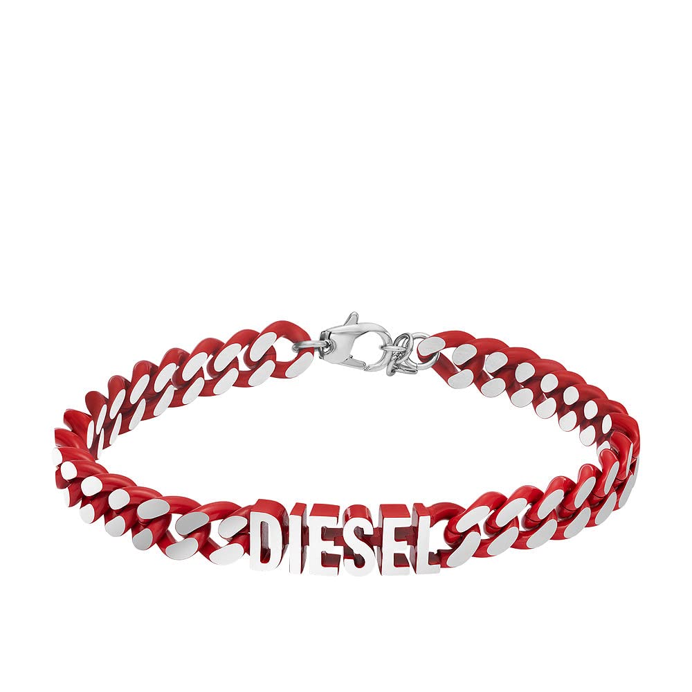 Diesel Men's 2 tone Stainless steel with lobster clasp closure bracelet