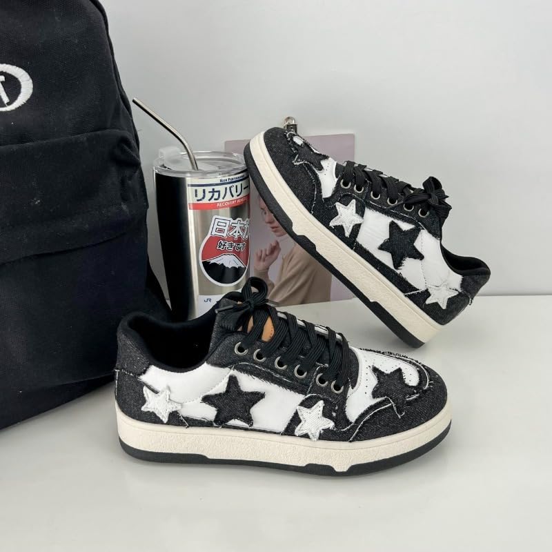 JXpxbao Retro Sneaker Damen Schuhe Skateboardschuhe Laufschuhe Turnschuhe Mit Luftpolster Walkingschuhe Skateboardschuhe Sportschuhe