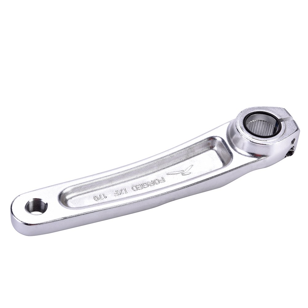 Tbest Brazo de biela de aleación de aluminio 170 mm Izquierda para bicicleta de carretera Reemplazo SLX XT 590610