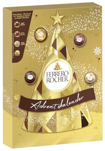 Ferrero Rocher Calendrier de l avent sélection assortiment chocolat noir et lait - Le calendrier de 300g