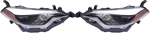 Miniatura 7 de Eapmic Conjunto de lámpara de faros delanteros del lado del conductor con bombillas, luces delanteras 81110-02E60, apto para Toyota Corolla 2014