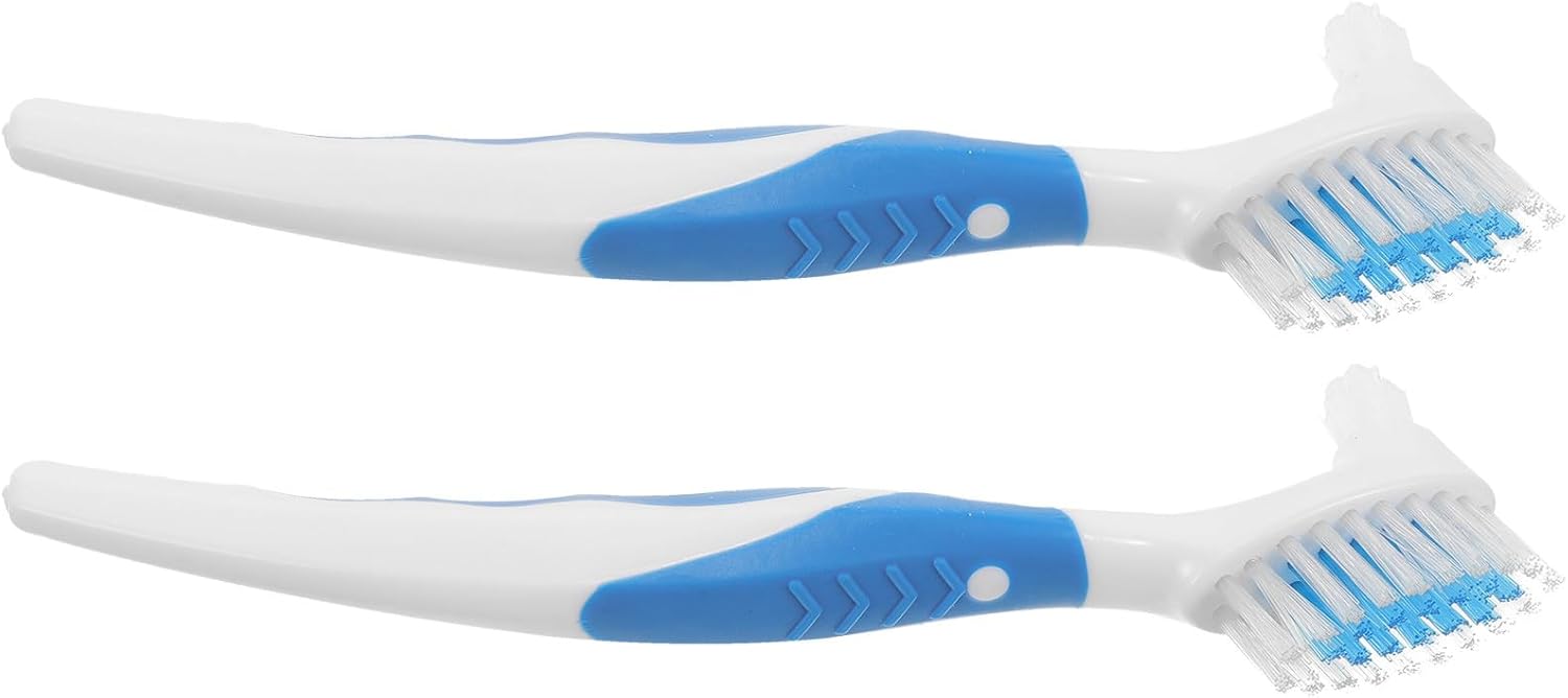 SUPVOX 2pcs Turtle Shell Cleaning Brush Double-Head Plastic Scrubber Portable Turtle Care Tool for Dirt in Aquarium and Reptile Tank
