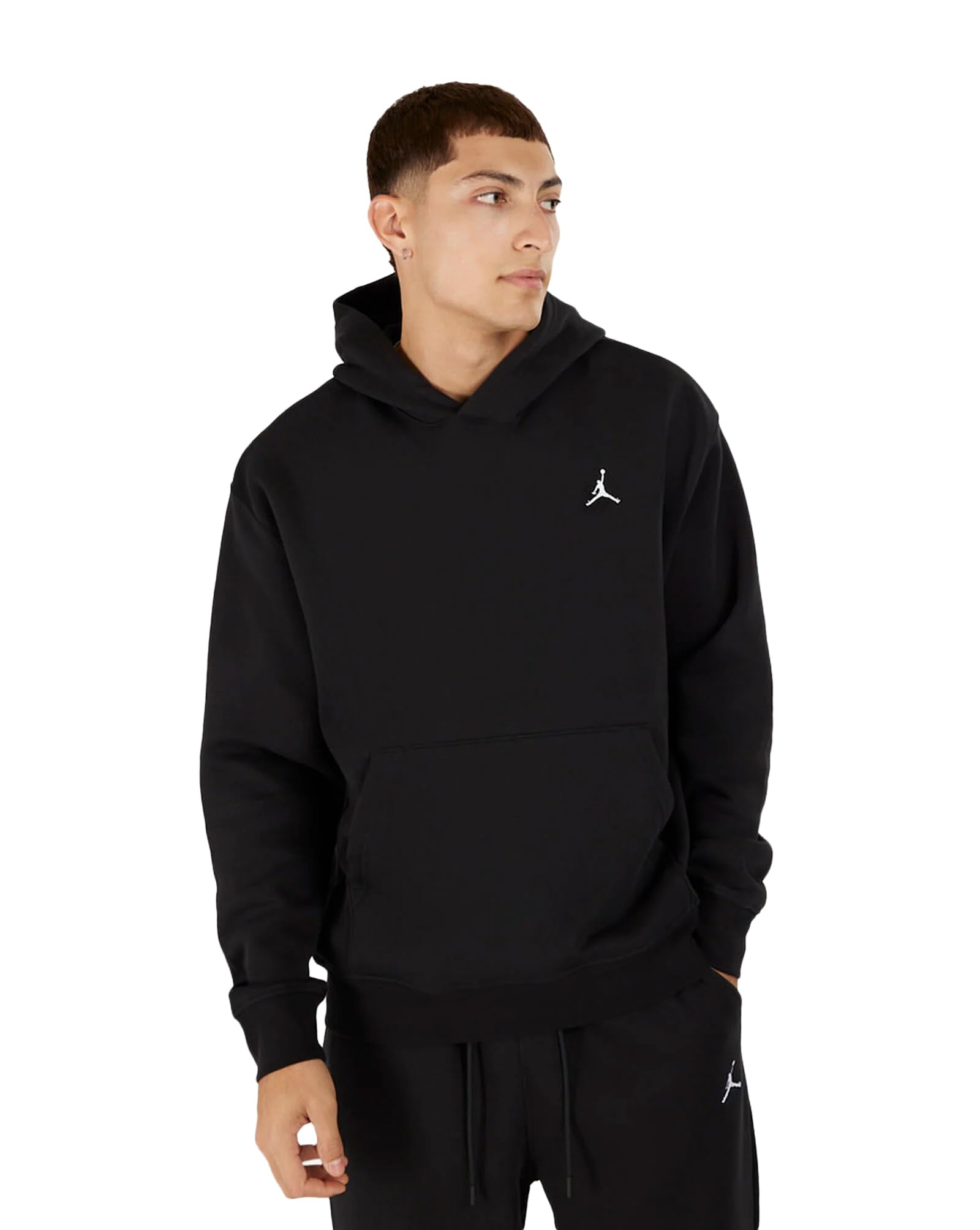 Jordan Men's Essentials Black Pullover Fleece Hoodie