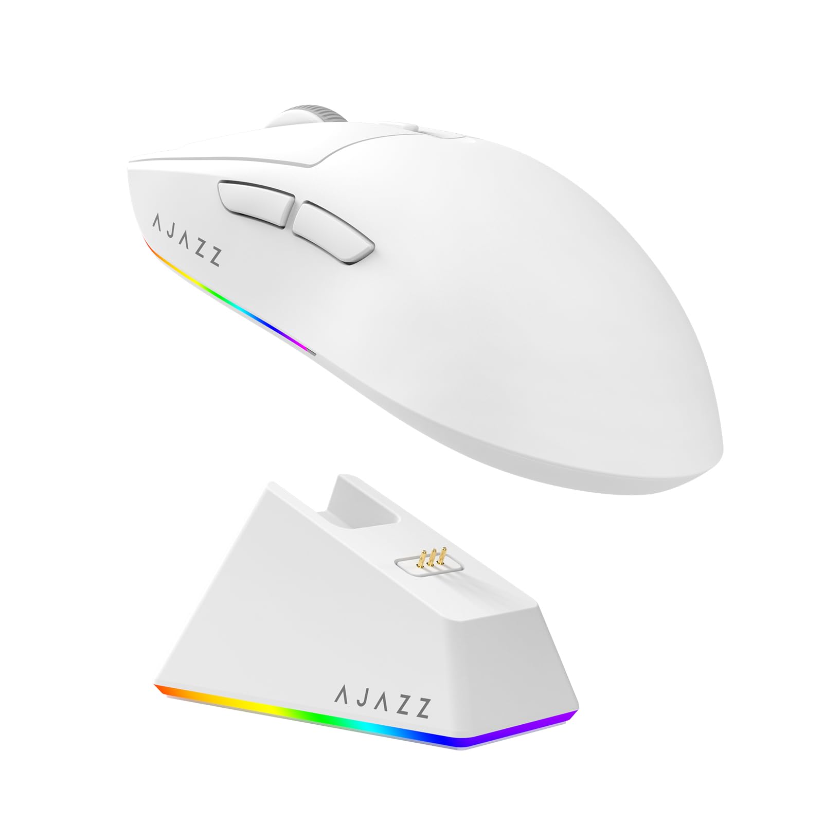 MechLands AJAZZ AJ139 V2 MC Gaming Mouse with Charging Base Adjustable 12 000 DPI PAW3311 Sensor 3 Modes