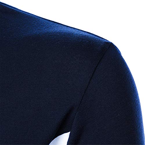 Polo homme patchwork rouge à coupe ajustée et col à revers original - 3