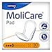 Produktbild MoliCare Pad 4 Tropfen Extra lange Erwachsenen Inkontinenzeinlage für Frauen und Männer mit mittlerer Blasenschwäche, Geruchsneutralisierend, Auslaufschutz, Fortschrittlicher Hautschutz, 30 Stück