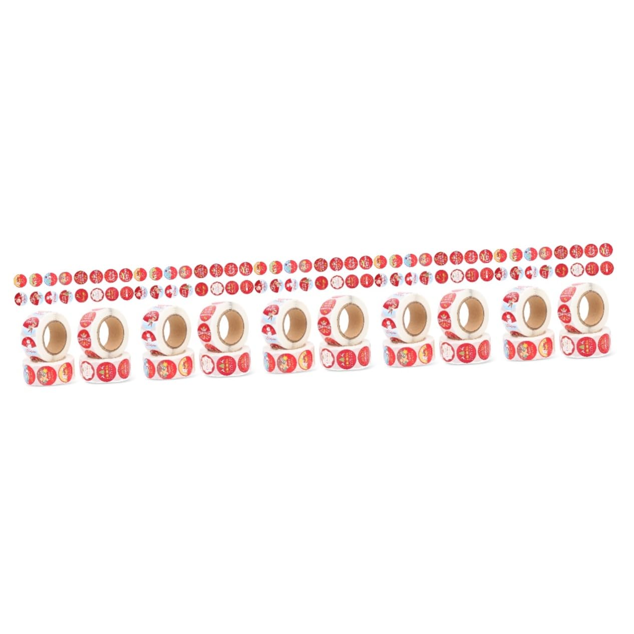 SHINEOFI 20pezzi Adesivi Natalizi Decorativi Stickers Per Sigillare Festivi Per Pacchetti Per Decorazioni e Confezioni