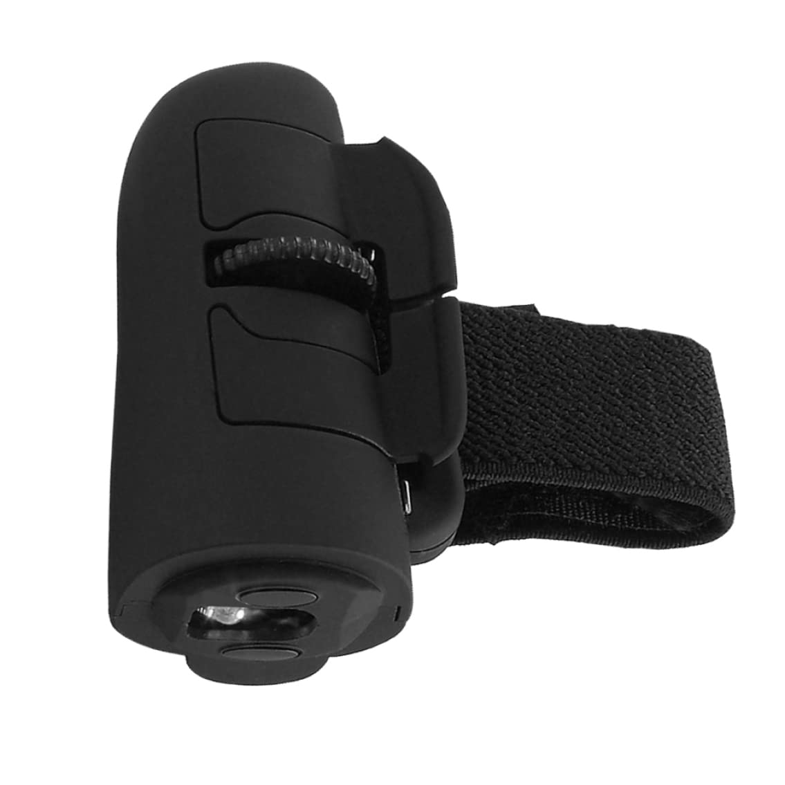 Finger Wireless Mouse, Portable Mini Wireless Bluetooth Mouse Finger Ring Mouse for Laptop Notebook, Black