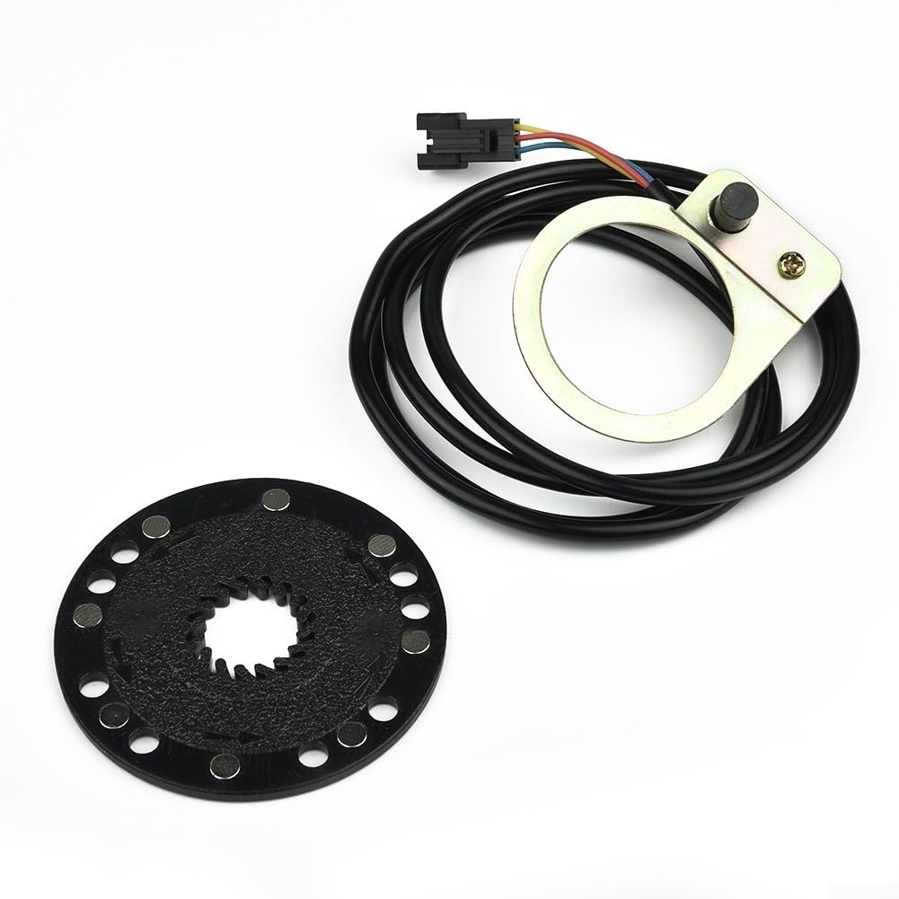 Capteur d'assistance électrique pour pédale de vélo 8/12 aimants, capteur de vitesse PAS de remplacement pour manivelle, détecteur d'impulsion en alliage câble 100 cm
