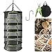 PEALOV Trockennetz FüR KräUter,6 Lagiges KräUter-Trockengestell Zum AufhäNgen,Zusammenklappbares Netz-Trockengestell Mit Schere,Haken FüR KräUter,U-FöRmiges Zipper Plant Drying Rack,Hanging Drying Net
