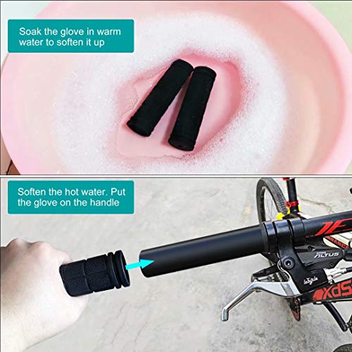 Chunzexi 1111 4Pcs Bike Handle Grips, Kids Non-Slip-Rubber Handlebar Specialized Replacement Grips thumb #6