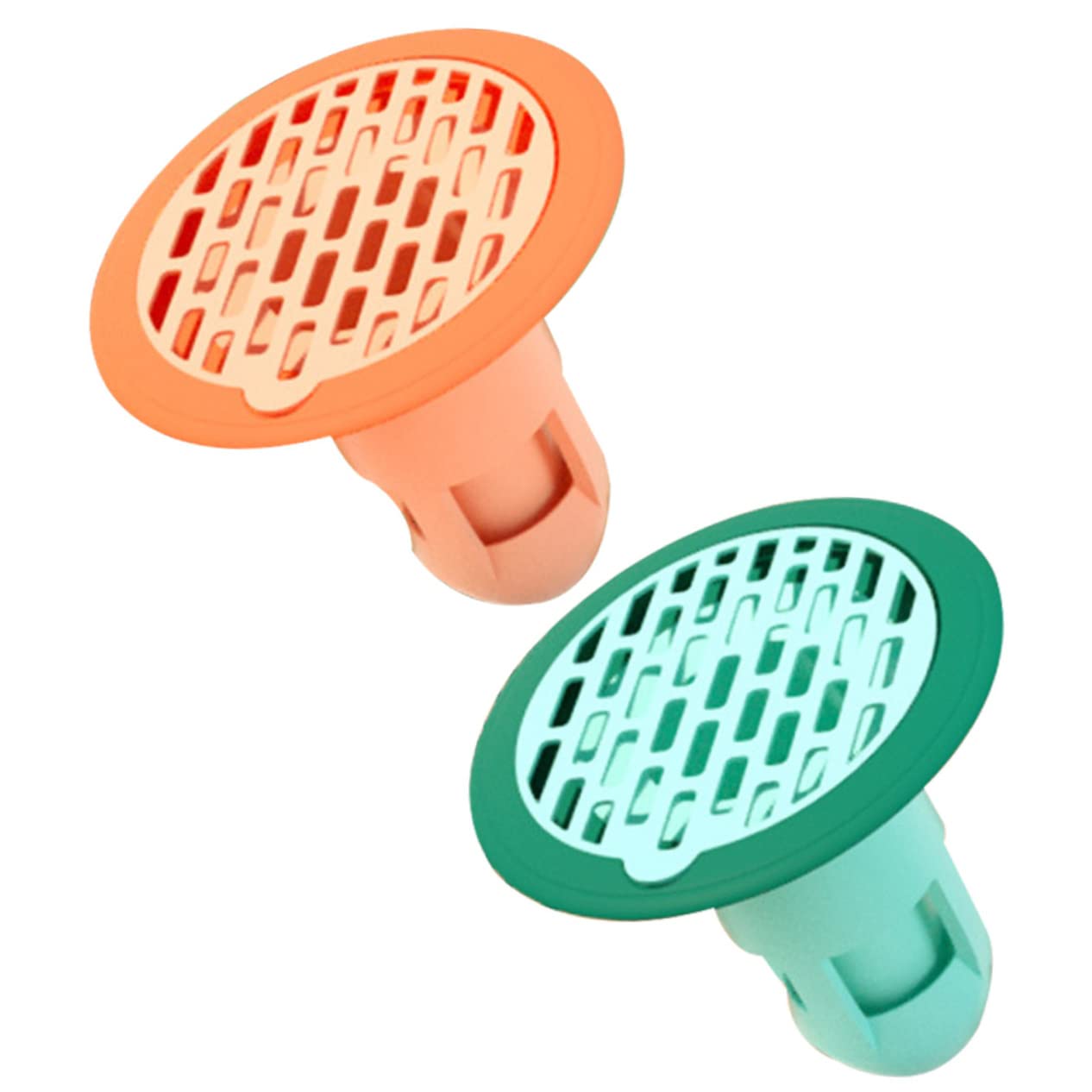 LALAFINA 2Pcs Multi Purpose Shower Preventers Wear Household Drain Plugs for Kitchen and Bathroom Seal Preventer Easy to Use and Clean