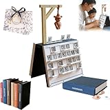 Gienslru Hangman Game Book, Vocabulary Words Spelling Challenge Table Game, 3D...