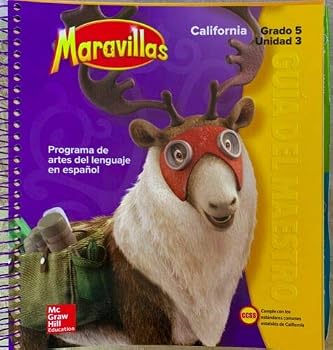 Spiral-bound Maravillas Programa de artes del lenguaje en español Gr. 5 Unidad 3 Book