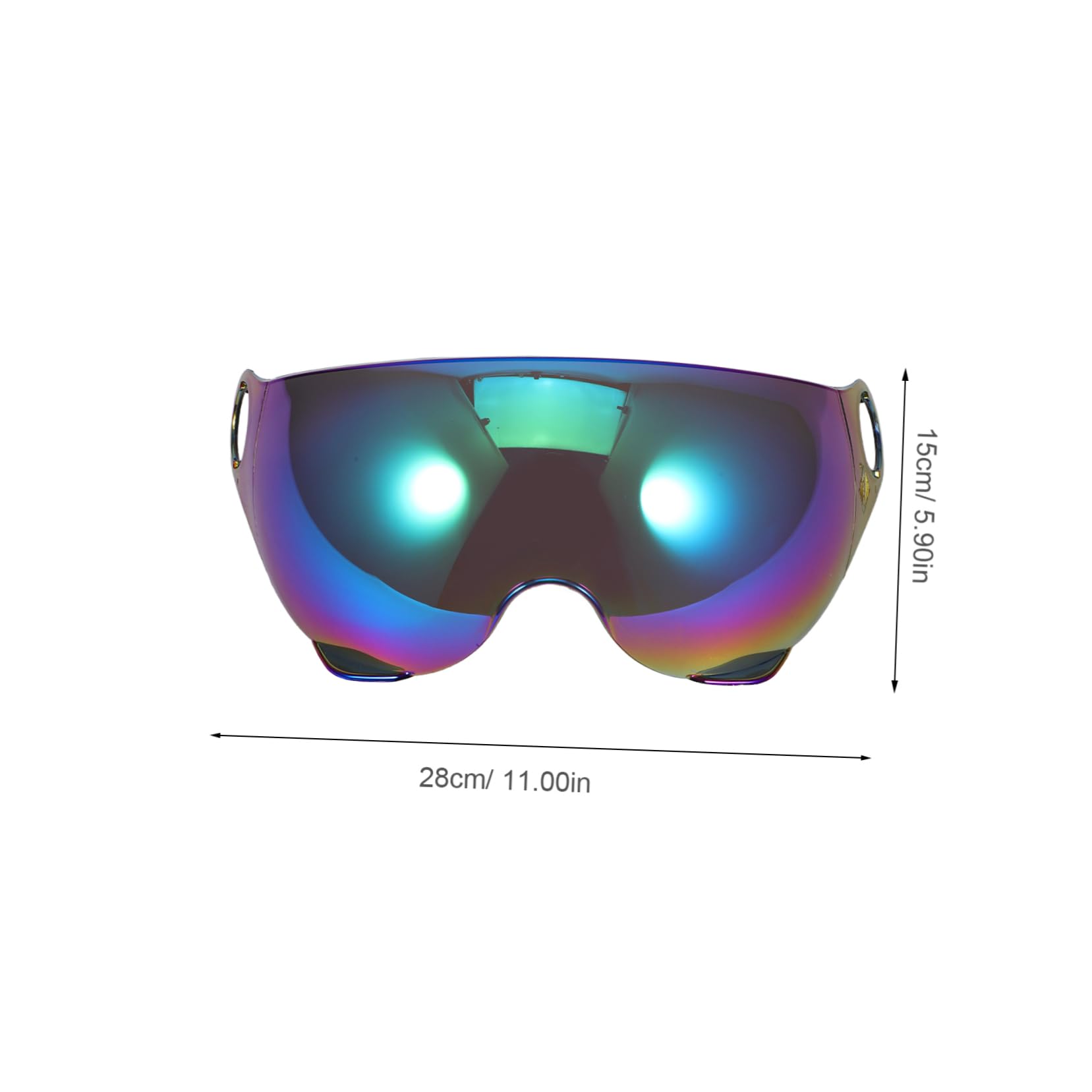 GOOHOCHY Windproof Motorcycle Lens Lightweight Visor Shield for Replacement for Safe Night Riding Robust Impact Protection Easy to Replace and Use