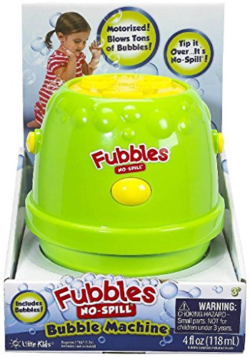 Little Kids Fubbles No-Spill Bubble Machine
