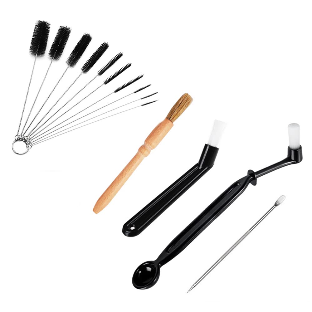 WANGCL 14 Pieces Coffee Tea Bean Grounds Cleaner Tool Set for Grinder Espresso Machine Group Heads Home Kitchen Supply
