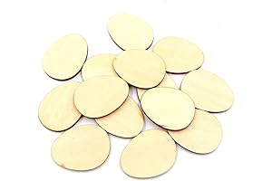 Natural Unfinished Wood Slices for Egg Decorating