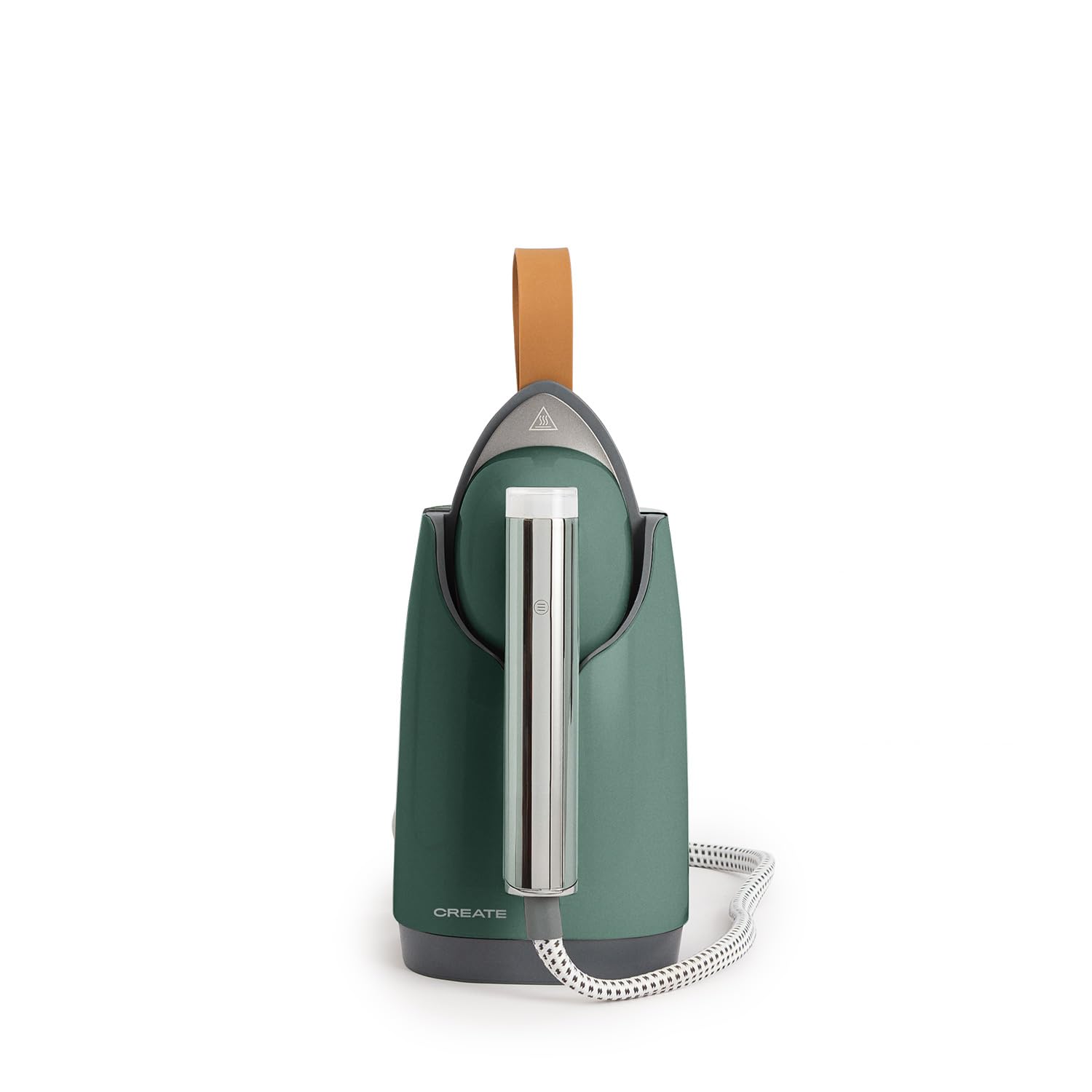 CREATE IRON FLAT 3000 / stoomstrijkijzer saliegroen / snelstartsysteem, 2 m kabel, veiligheidssysteem, tank 380 ml, antislip, 3000 W